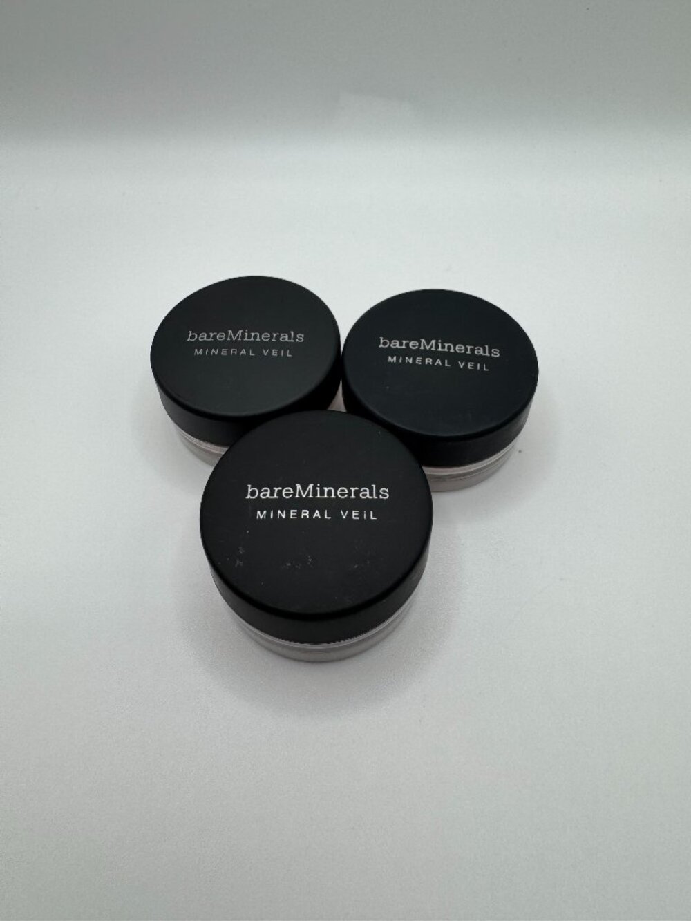 Lot of 3 - bareMinerals Mineral Veil Finshing Powder - 0.57g each NEW SEALED